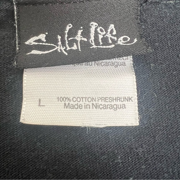 VNTG Y2K Salt Life custom distressed tee - Picture 6 of 11